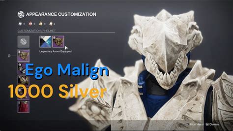 Ego malign shader - The Ego Malign shader is available for 300 Bright dust. r/DestinyTheGame ...